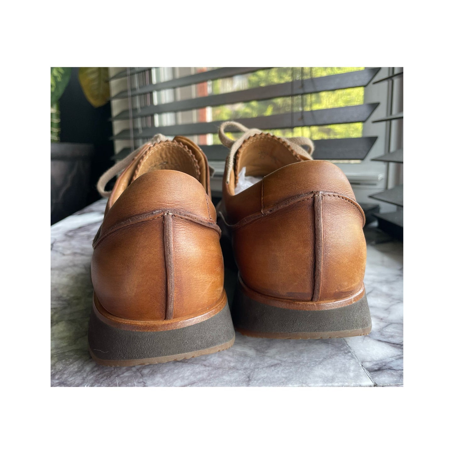 Vtg BOSS Hugo Boss Brown Leather Bowling Shoes - Men's 10