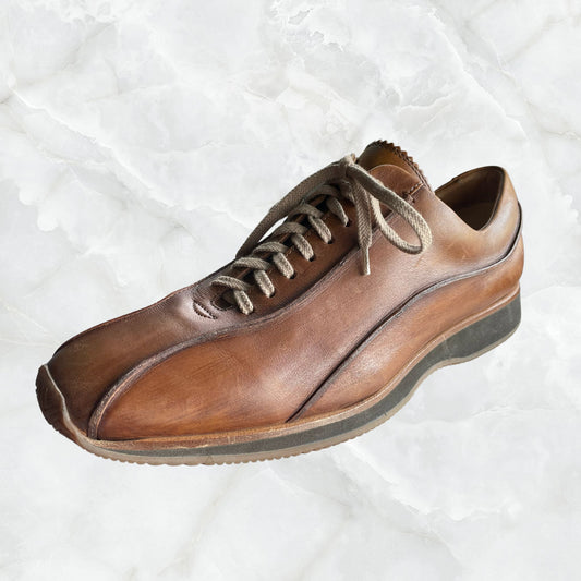 Vtg BOSS Hugo Boss  Brown Leather Bowling Shoes - Men's 10