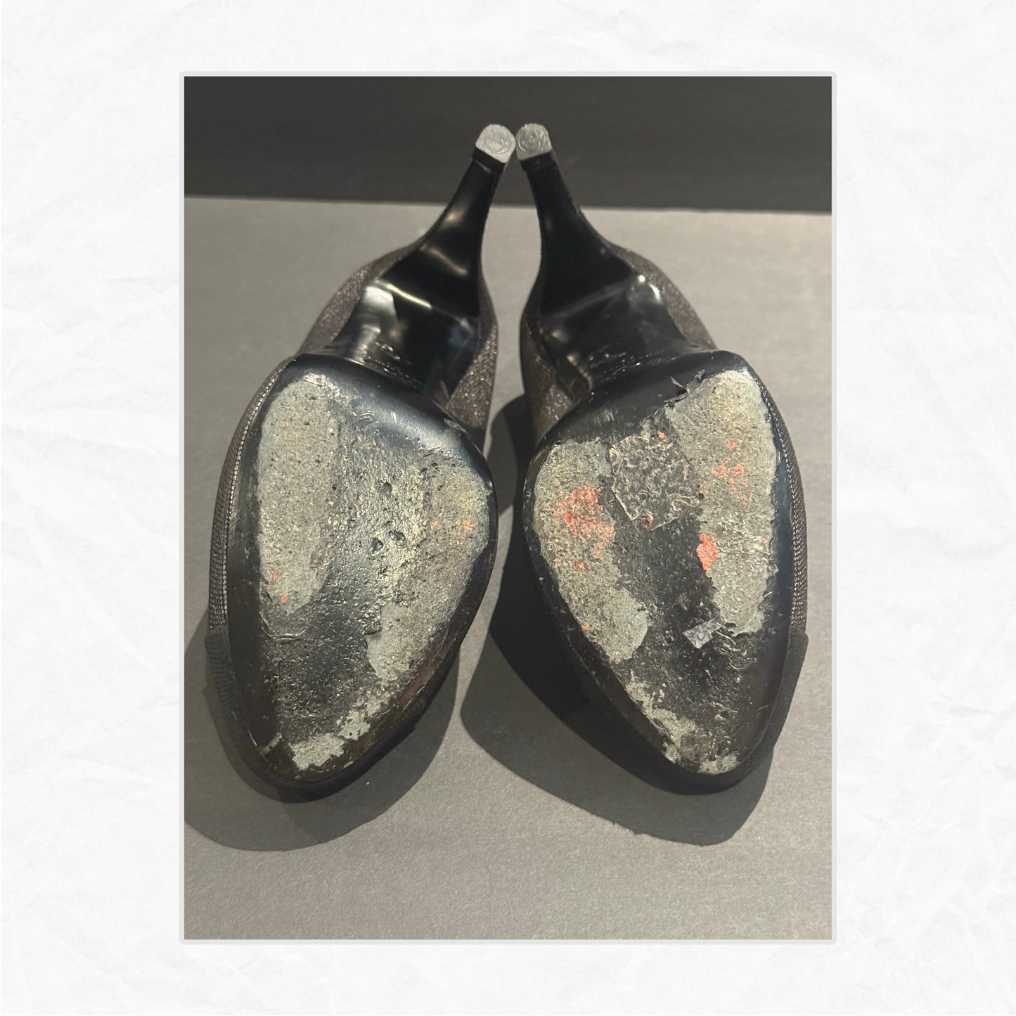 CHANEL Metallic Platform Pumps WMNS EU39/US8