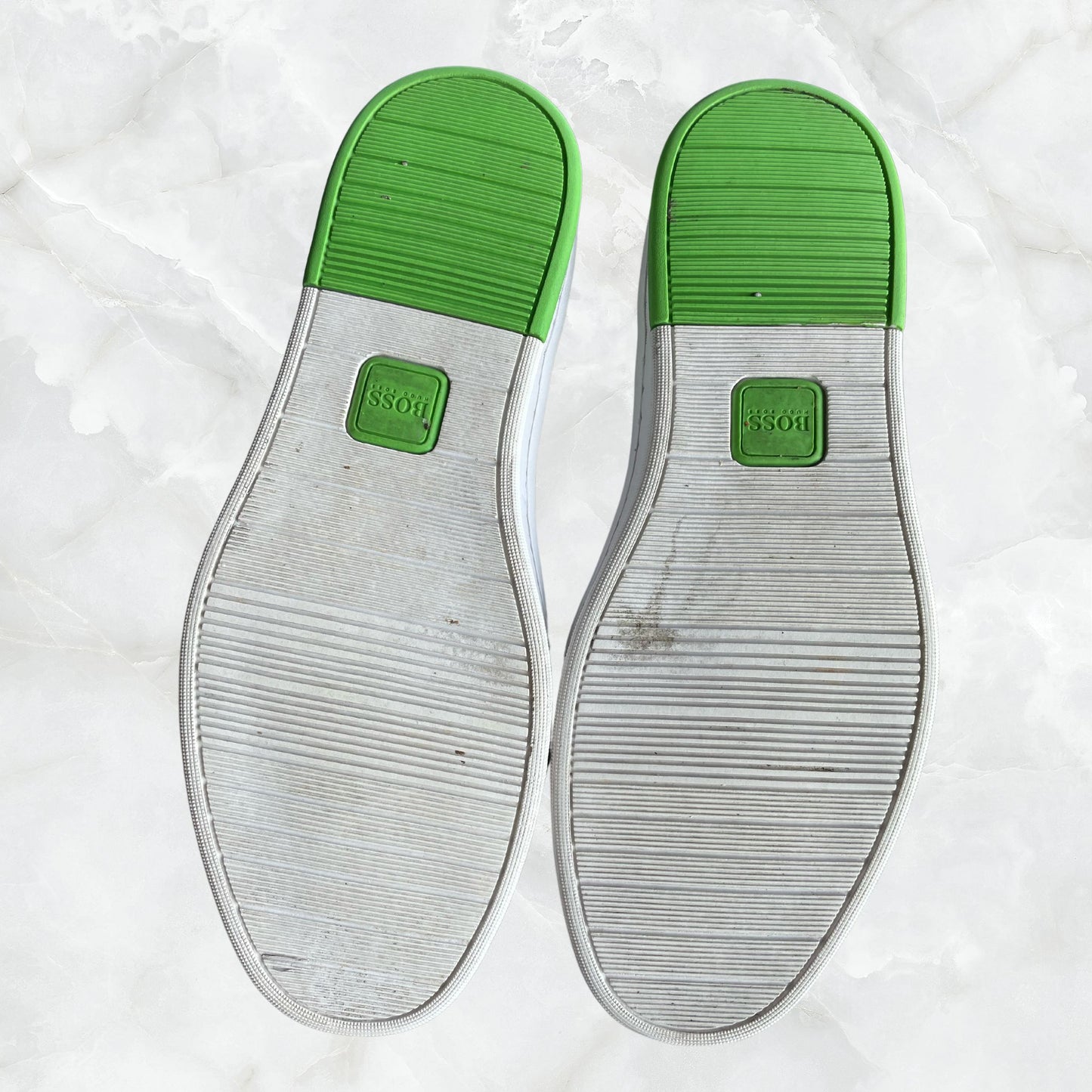 Authentic HUGO BOSS RAY MID TEX Men's Dark Grey Sneakers US 10