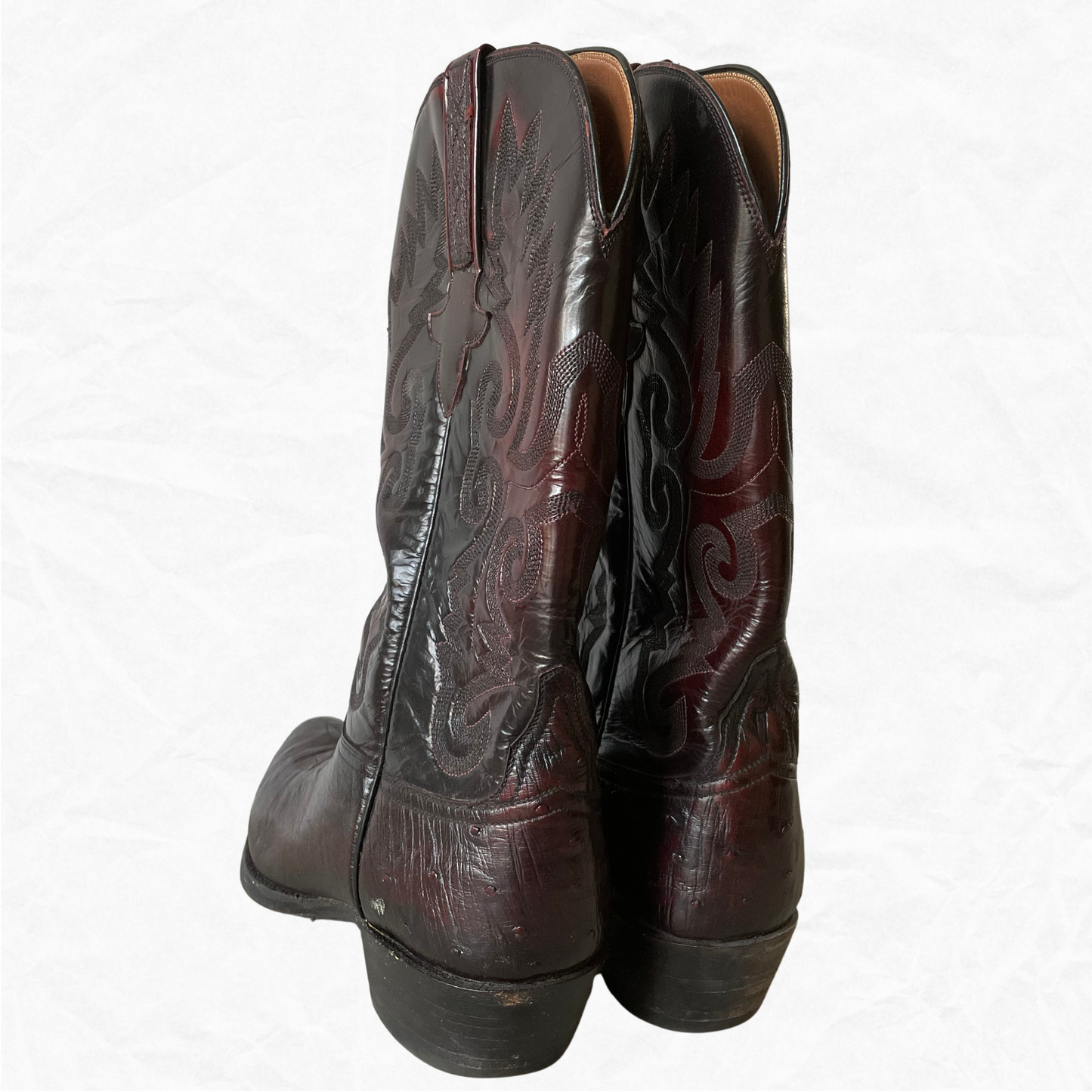 Vintage Authentic LUCCHESE Men's Cowboy Boots Style #L313124 size 9.5 D