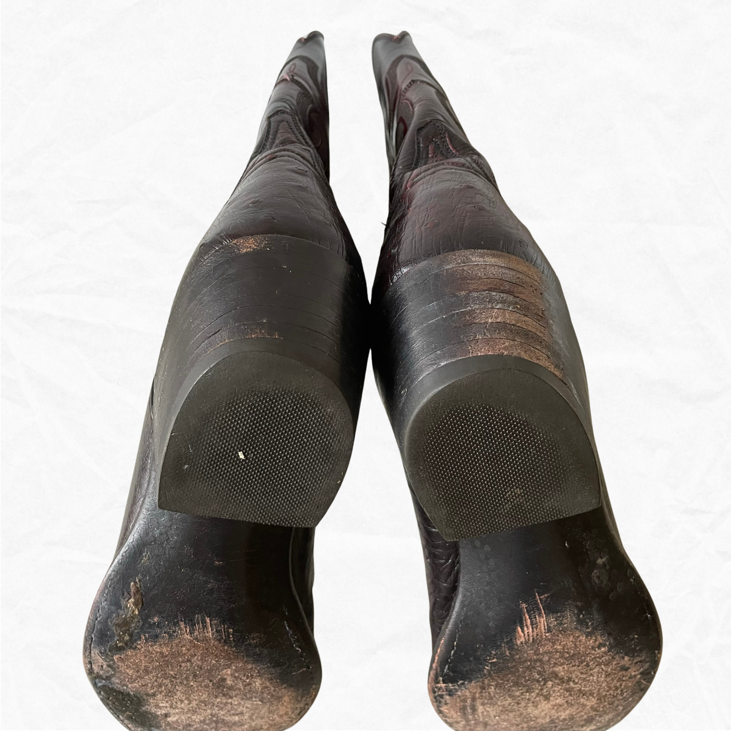 Vintage Authentic LUCCHESE Men's Cowboy Boots Style #L313124 size 9.5 D