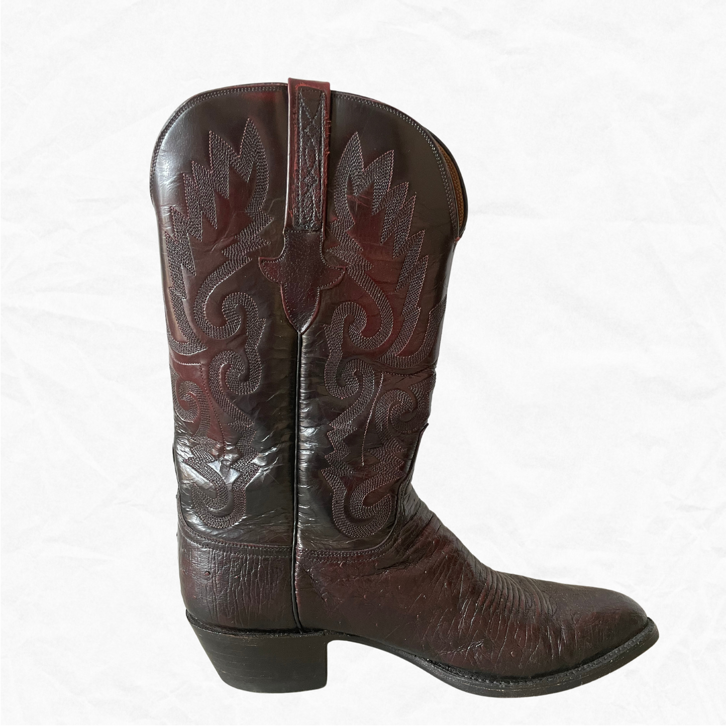 Vintage Authentic LUCCHESE Men's Cowboy Boots Style #L313124 size 9.5 D