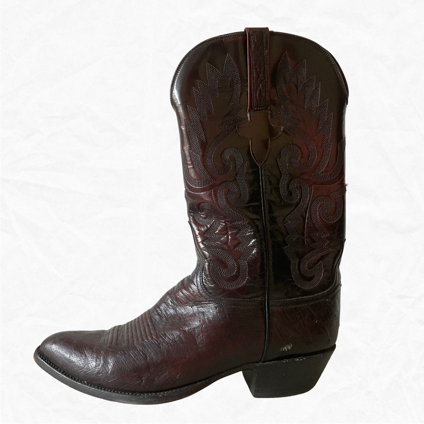 Vintage Authentic LUCCHESE Men's Cowboy Boots Style #L313124 size 9.5 D