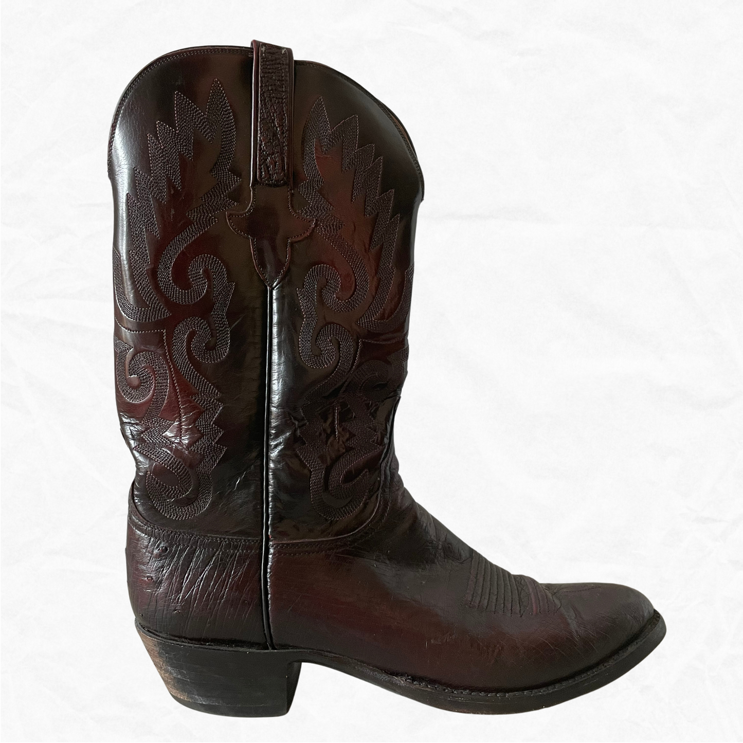 Vintage Authentic LUCCHESE Men's Cowboy Boots Style #L313124 size 9.5 D