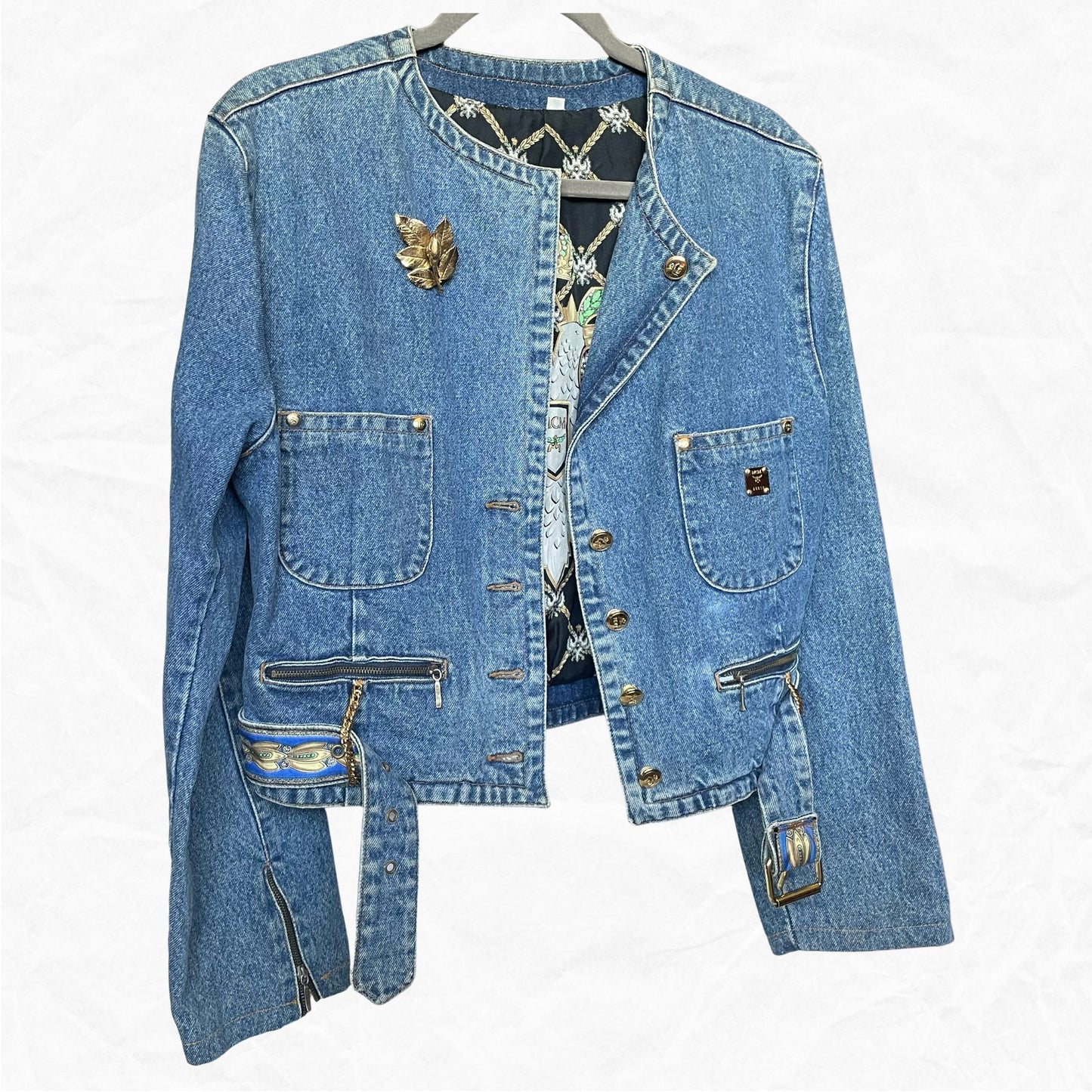 Vtg. Authentic MCM 1900 Jeans Collection Denim Jacket - WMNS L