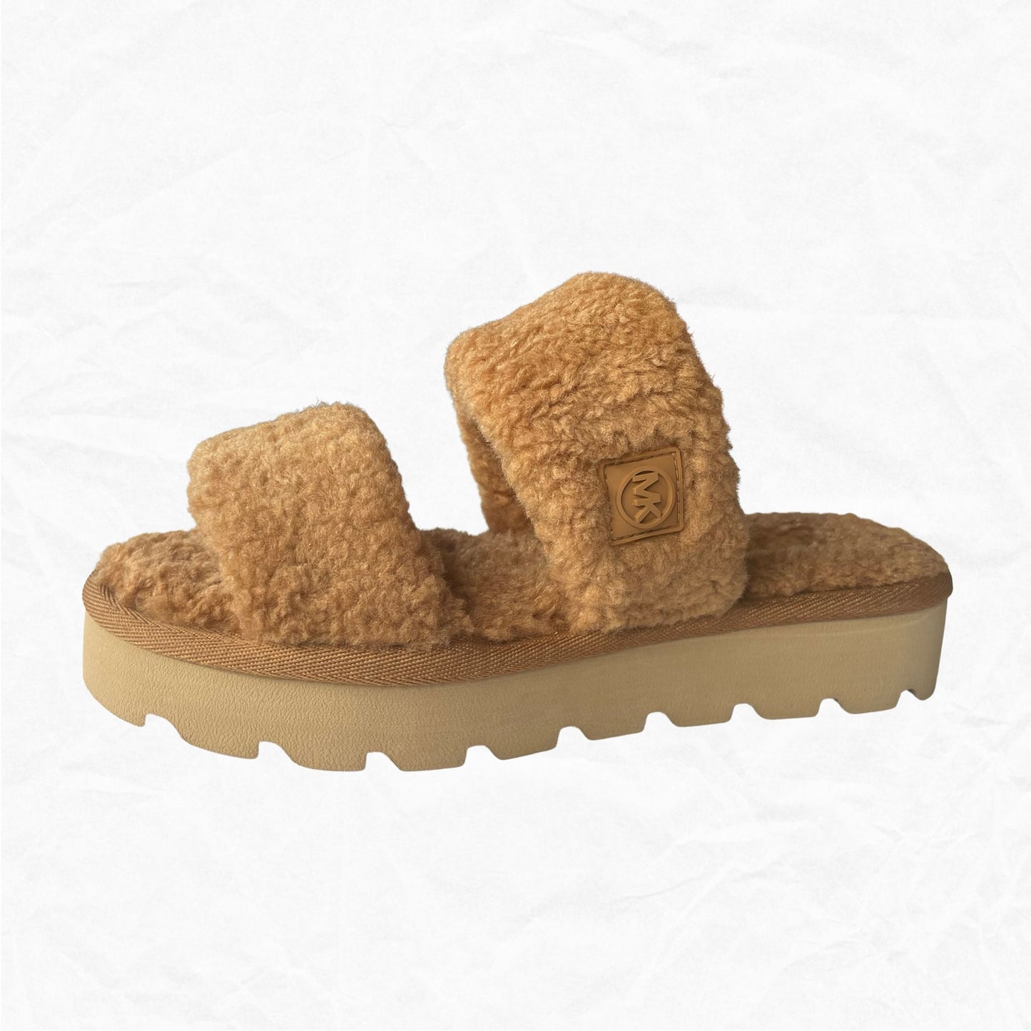 MICHAEL KORS Faux Shearling "WINNIE" Slides WMNS 7M