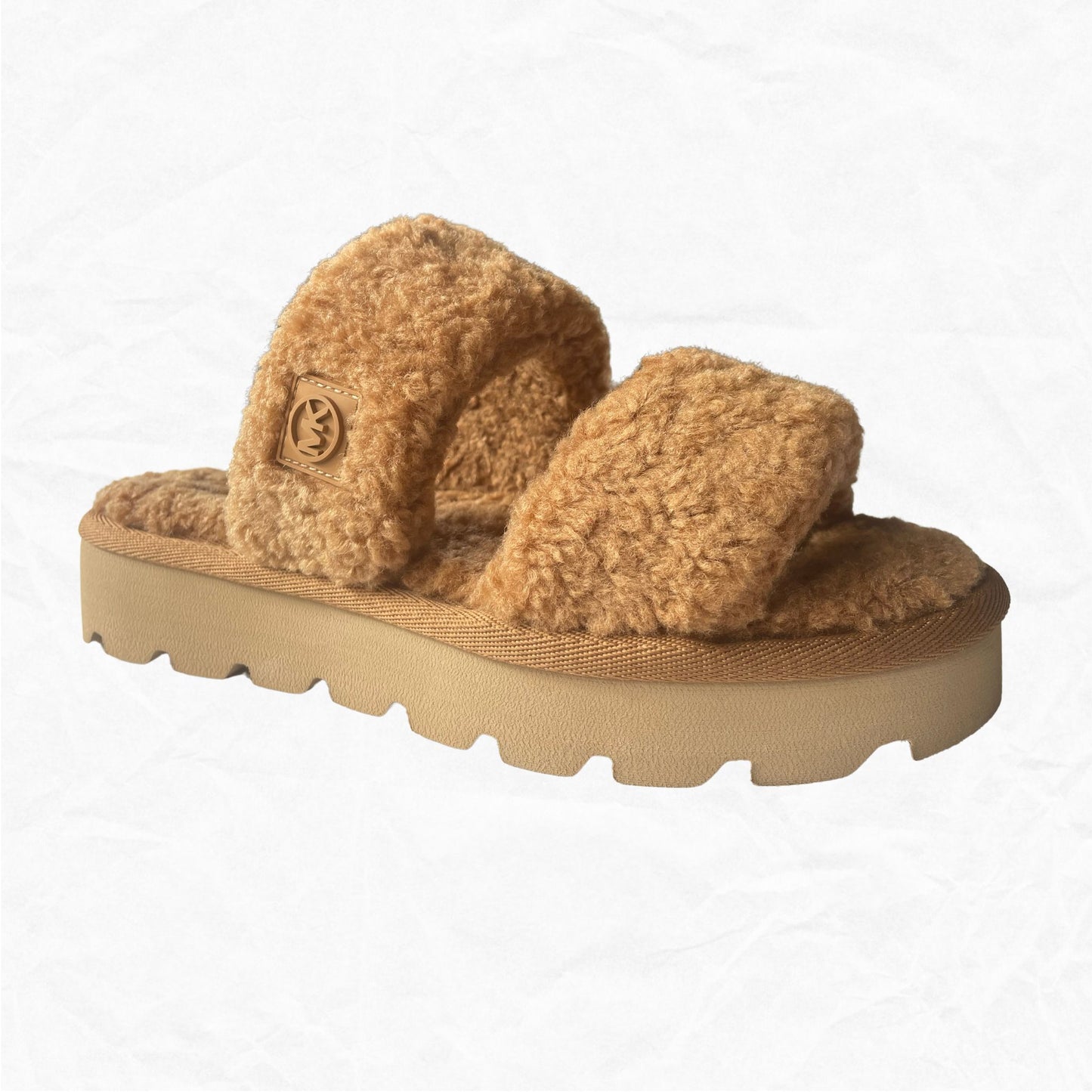 MICHAEL KORS Faux Shearling "WINNIE" Slides WMNS 7M