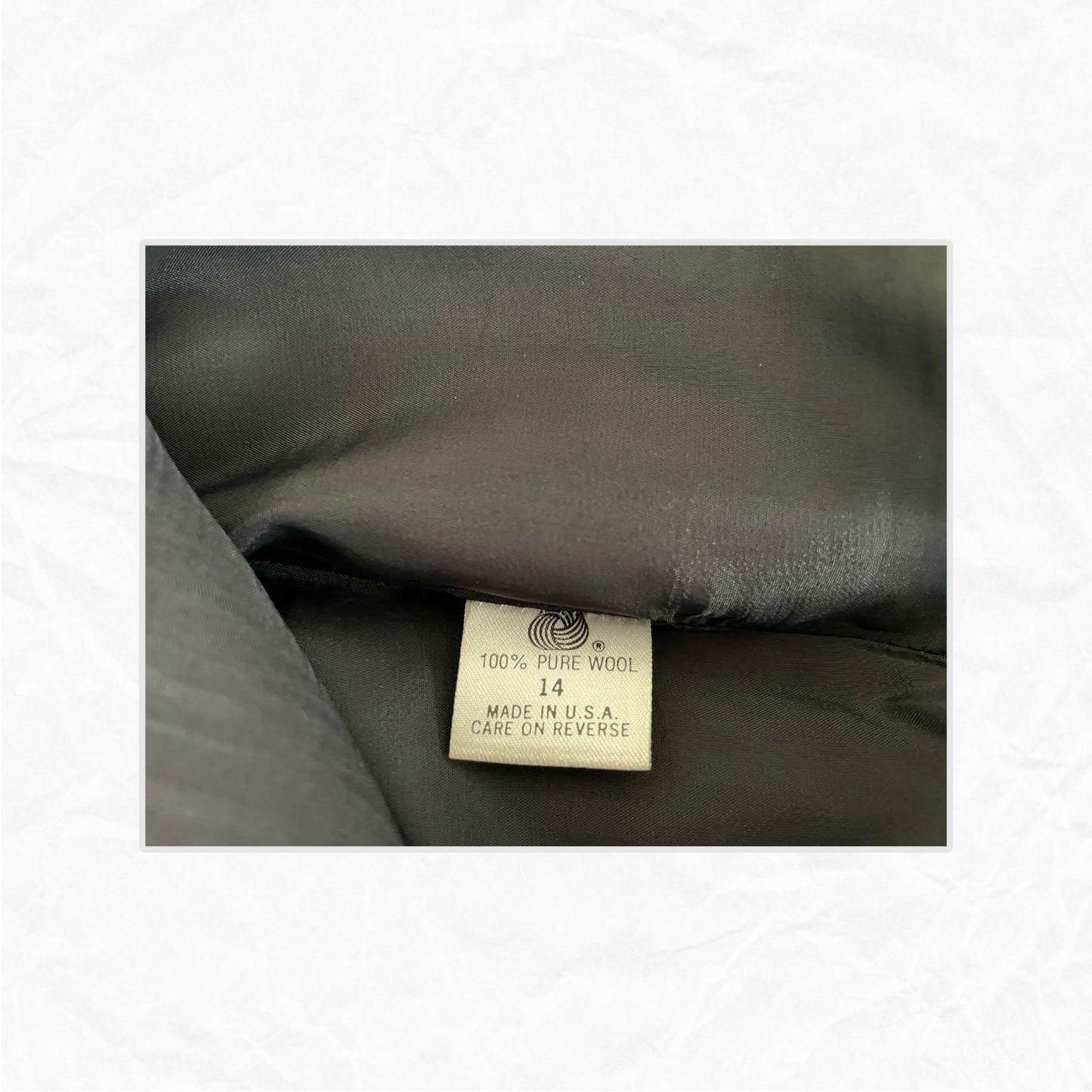 Vtg TAHARI 100% Wool Pencil Skirt