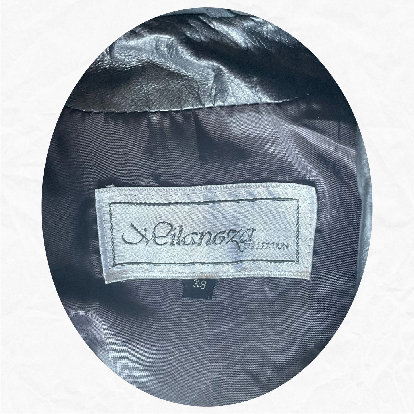 RARE Vtg MILANOZA COLLECTION Leather Jacket - WMS M