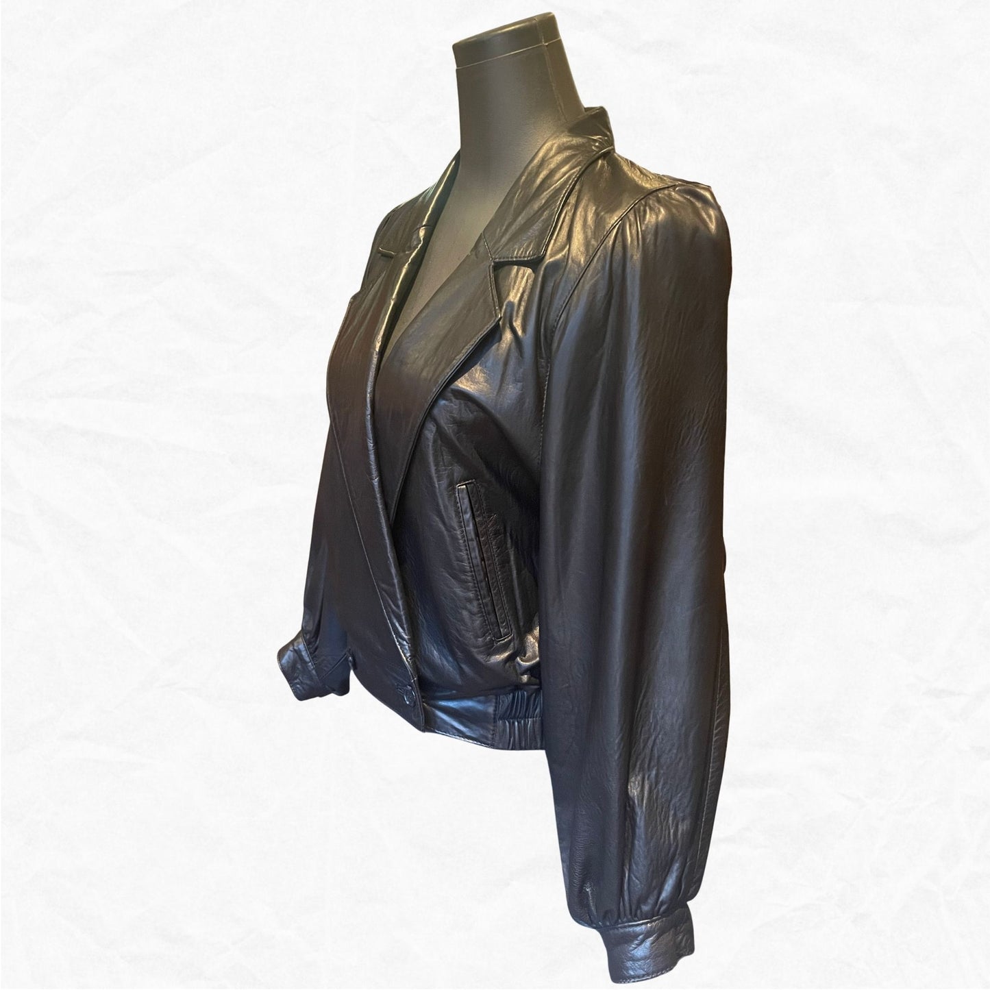 RARE Vtg MILANOZA COLLECTION Leather Jacket - WMS M