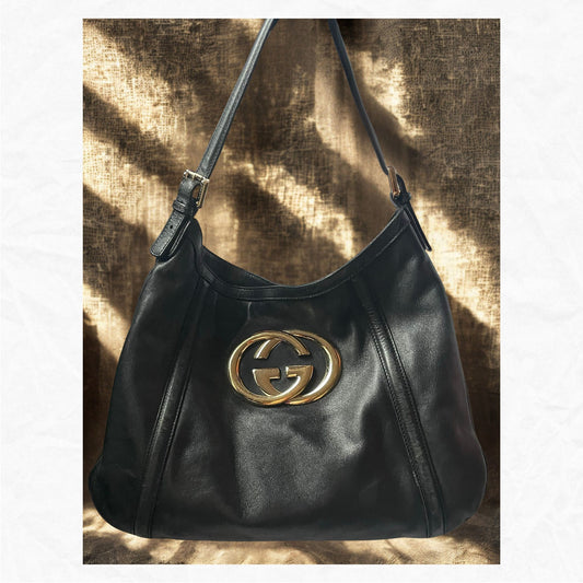 Vintage 90's GUCCI Britt Hobo Bag