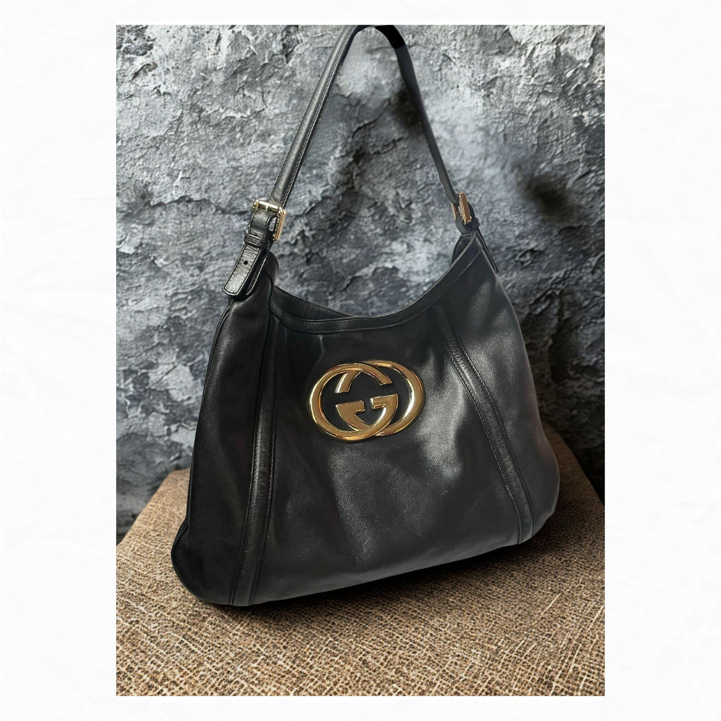 Vintage 90's GUCCI Britt Hobo Bag