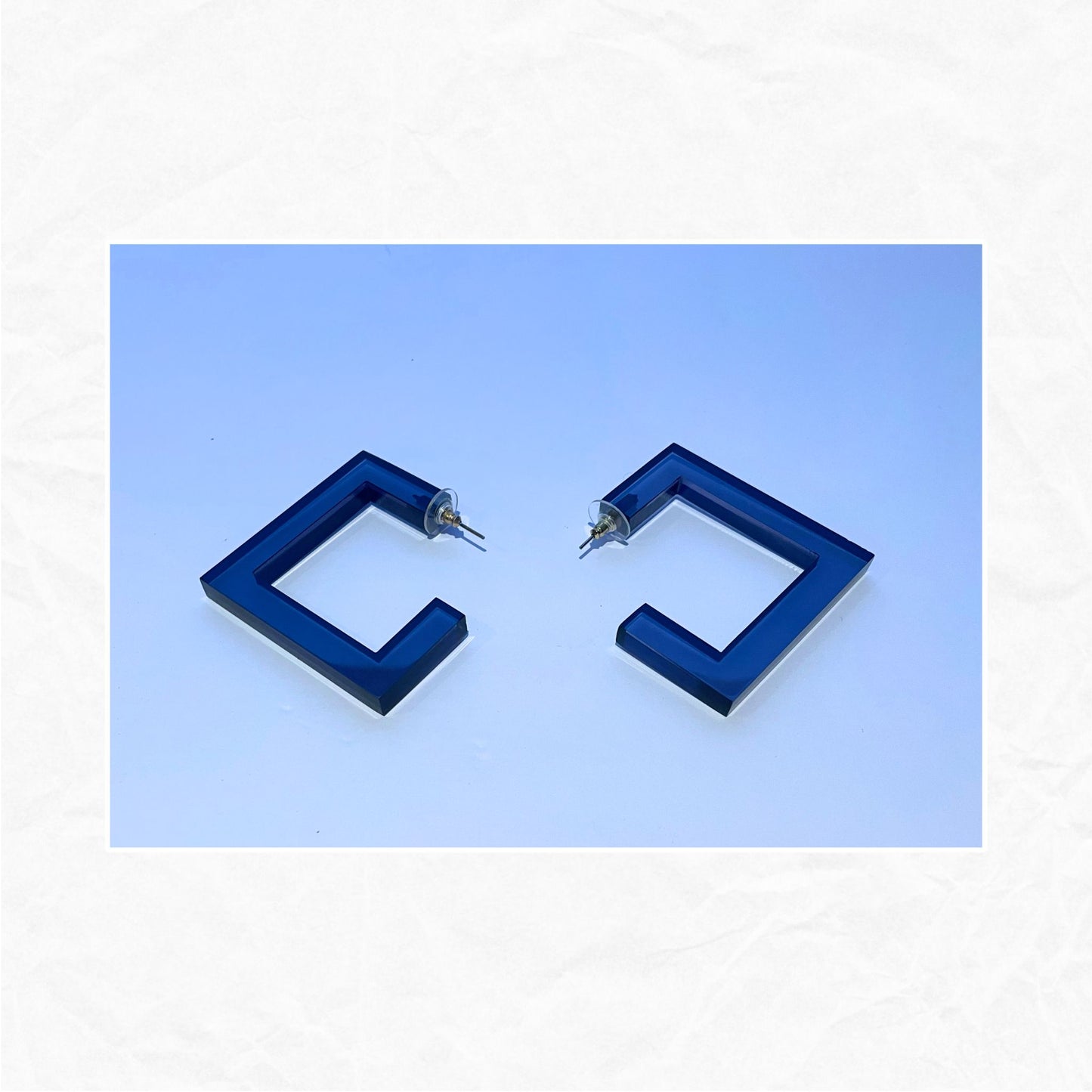 3-D Square Earrings - FREE with Purchase!