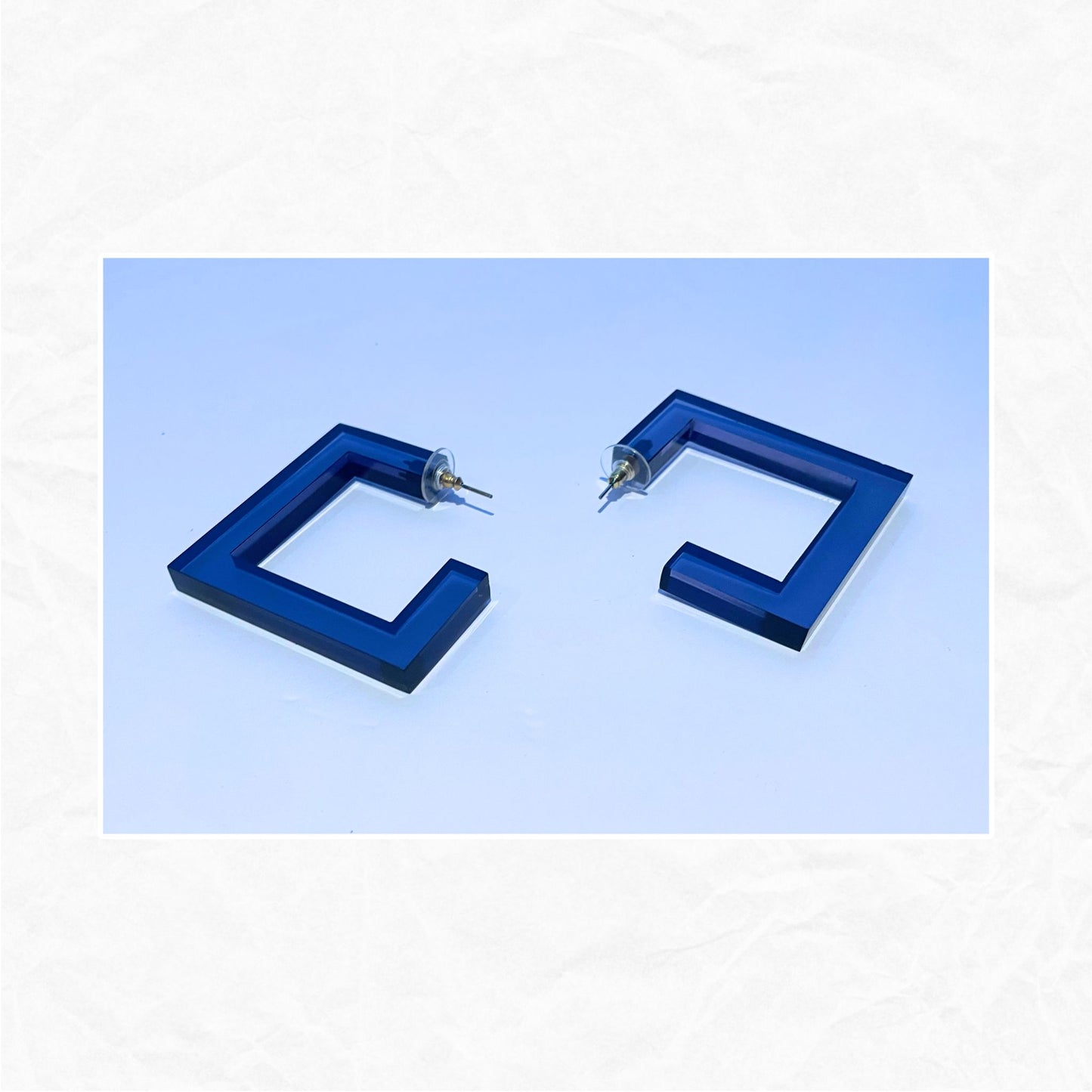 3-D Square Earrings - FREE with Purchase!