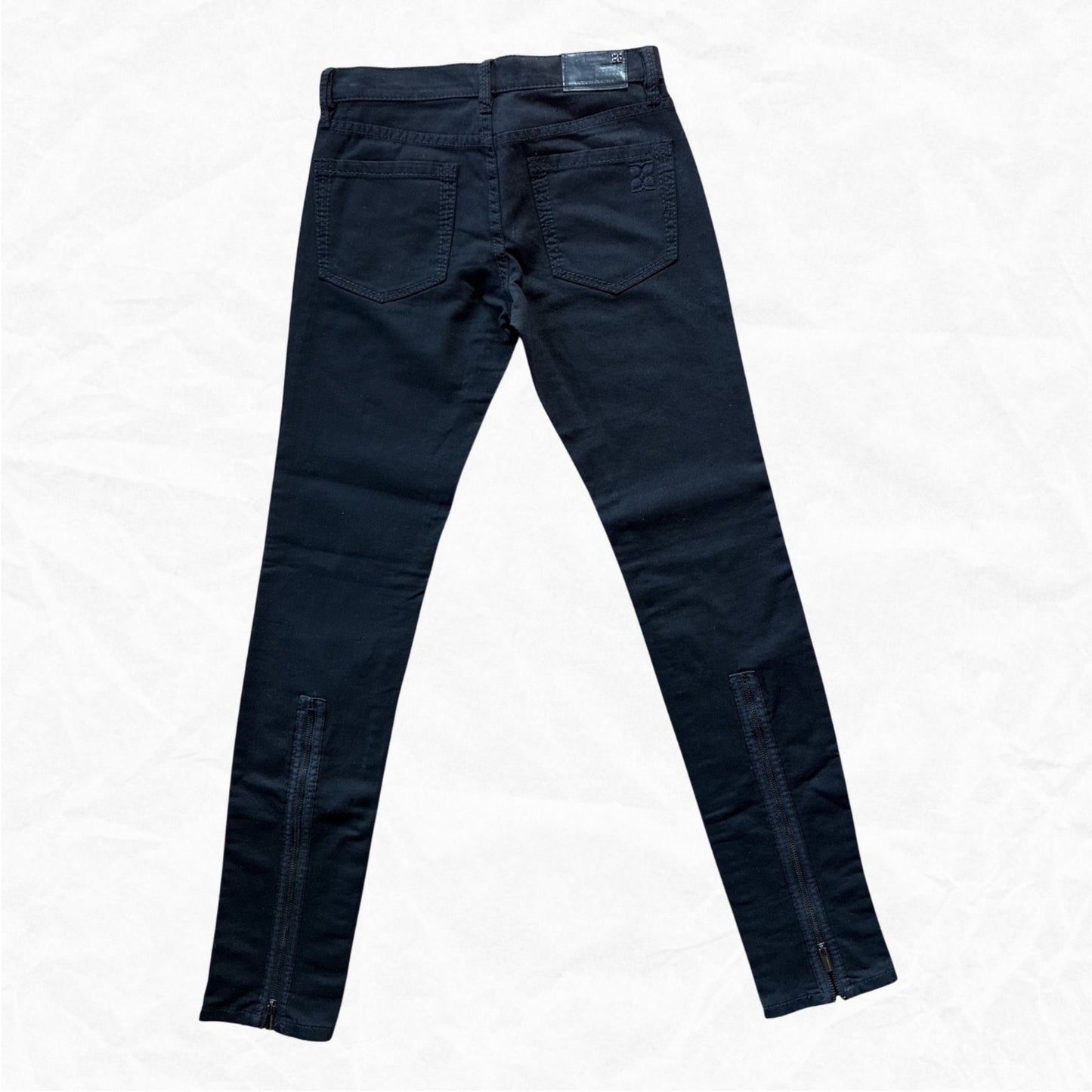 BCBGMAXAZRIA "MAY" Skinny Jeans with Back Zipper Detail  WMNS 26 & 28