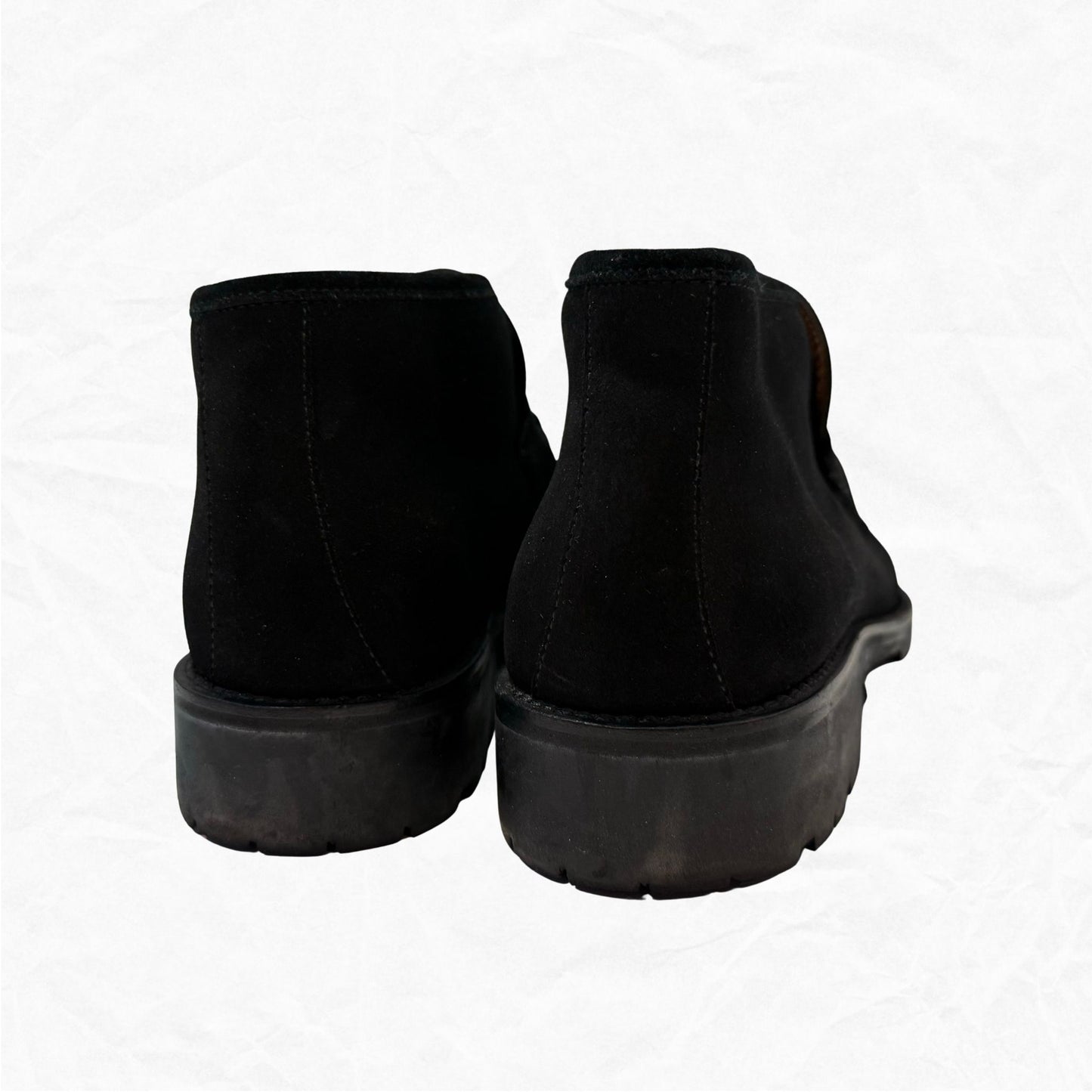 GUCCI Mens Horsebit Suede Ankle Boot | Size 9.5