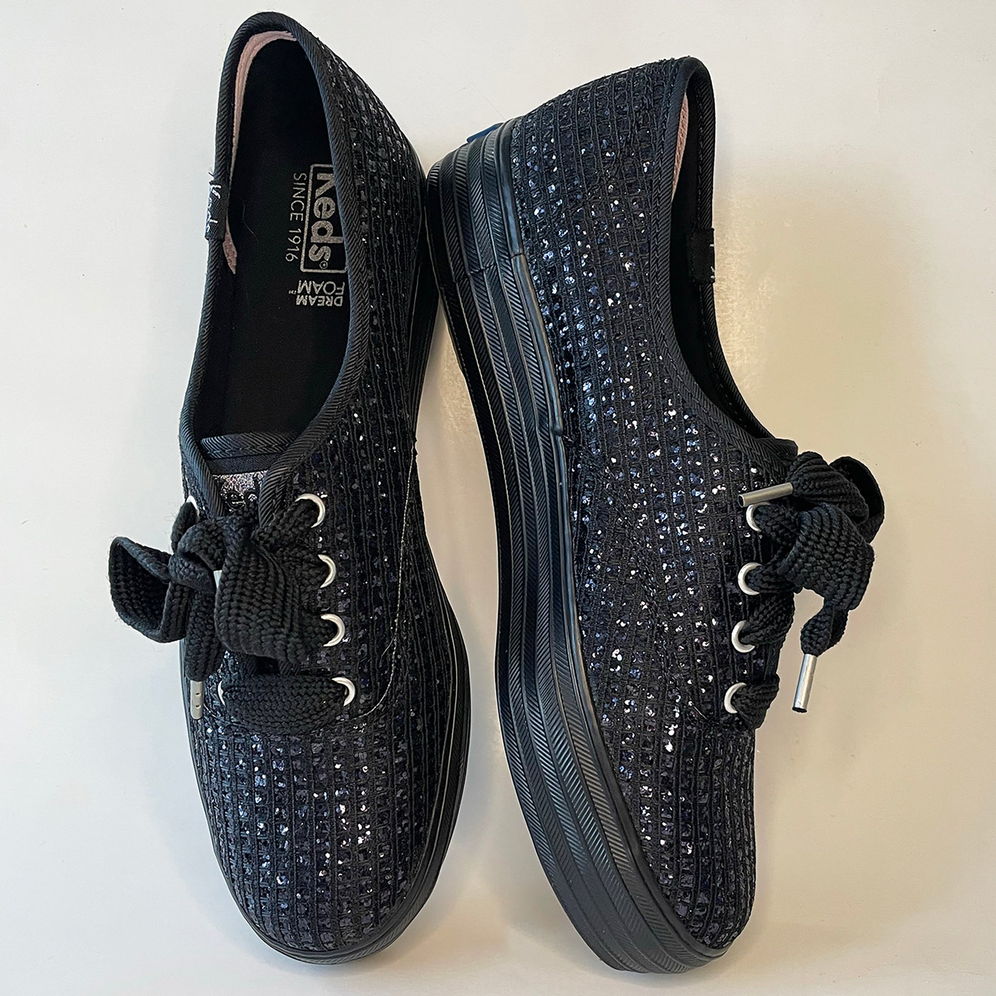 KEDS Triple CVO Glitter Platform Sneakers