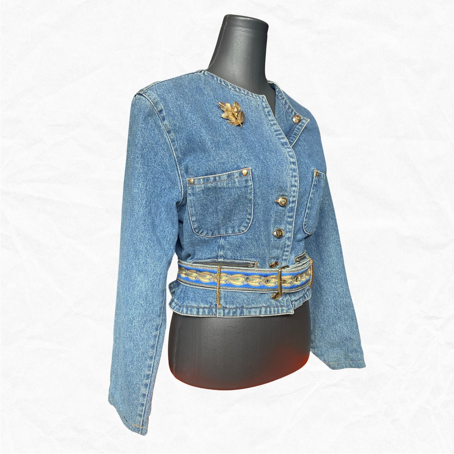 Vtg. Authentic MCM 1900 Jeans Collection Denim Jacket - WMNS L