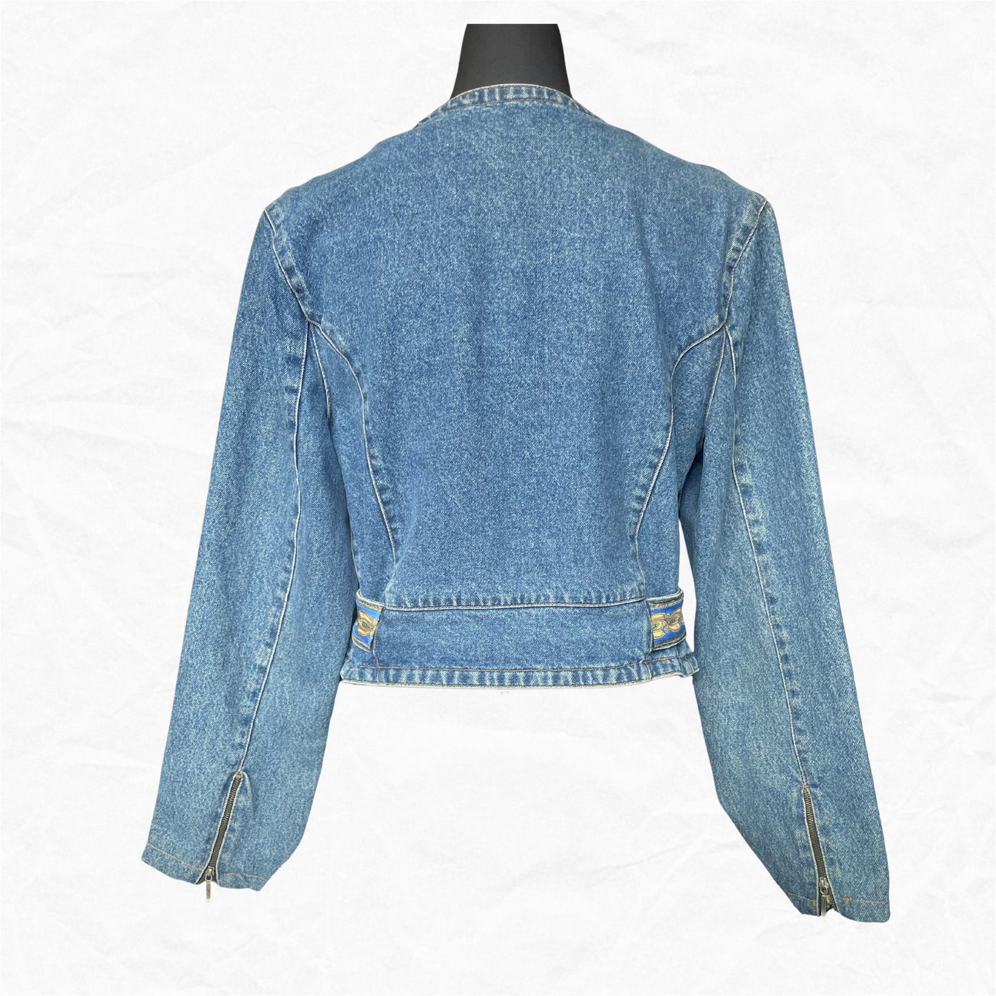 Vtg. Authentic MCM 1900 Jeans Collection Denim Jacket - WMNS L