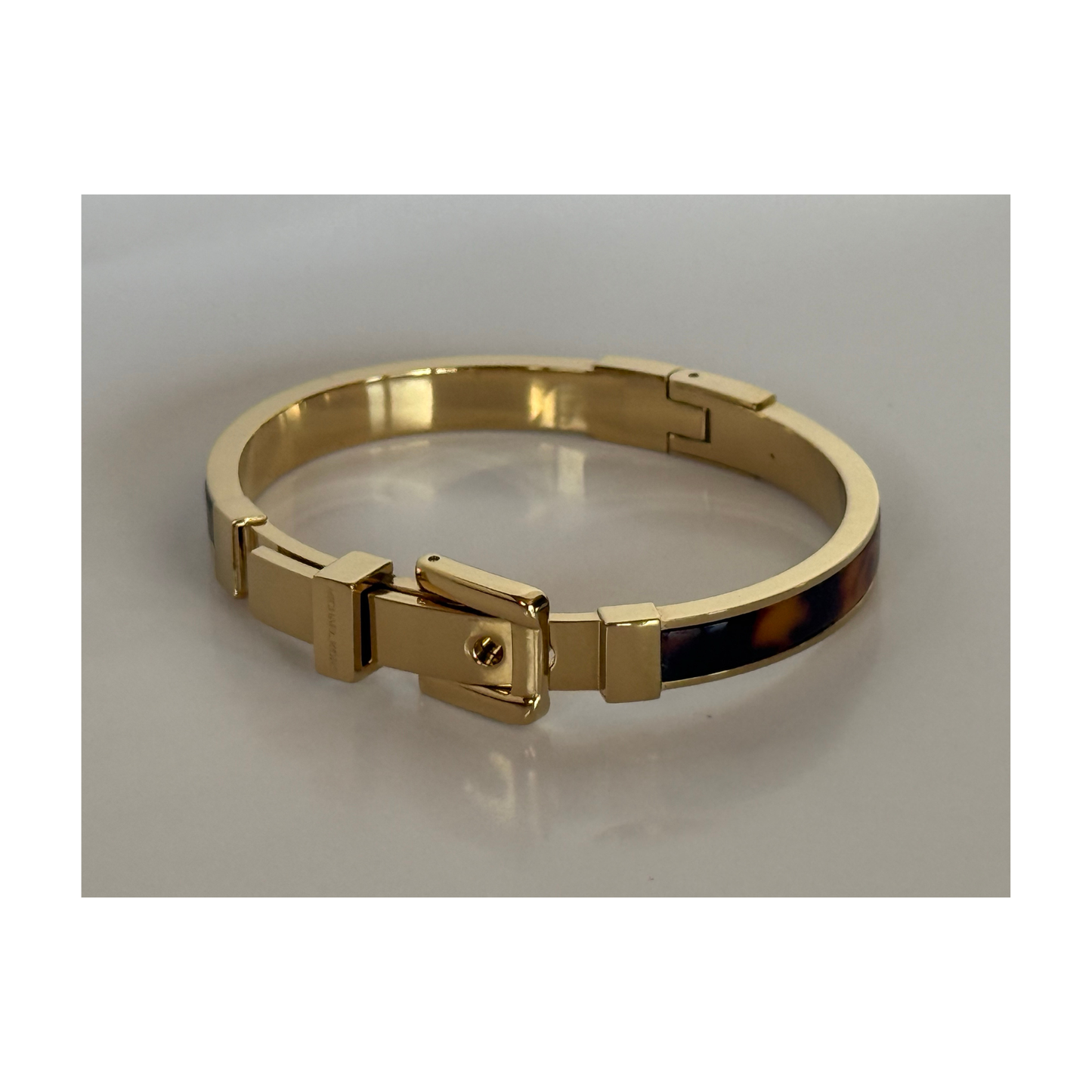 Vtg. MICHAEL KORS Bedford Belt Buckle Bracelet