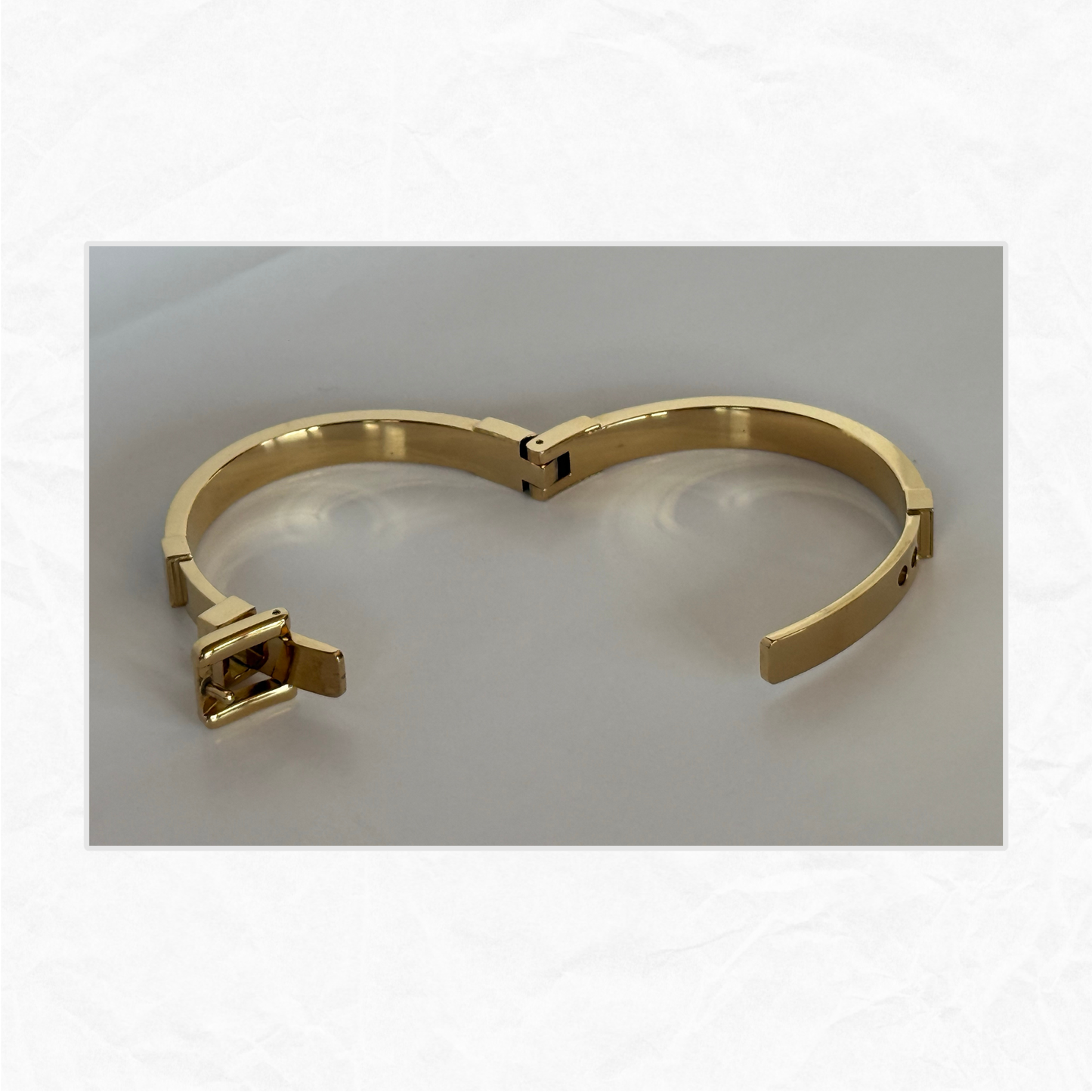 Vtg. MICHAEL KORS Bedford Belt Buckle Bracelet
