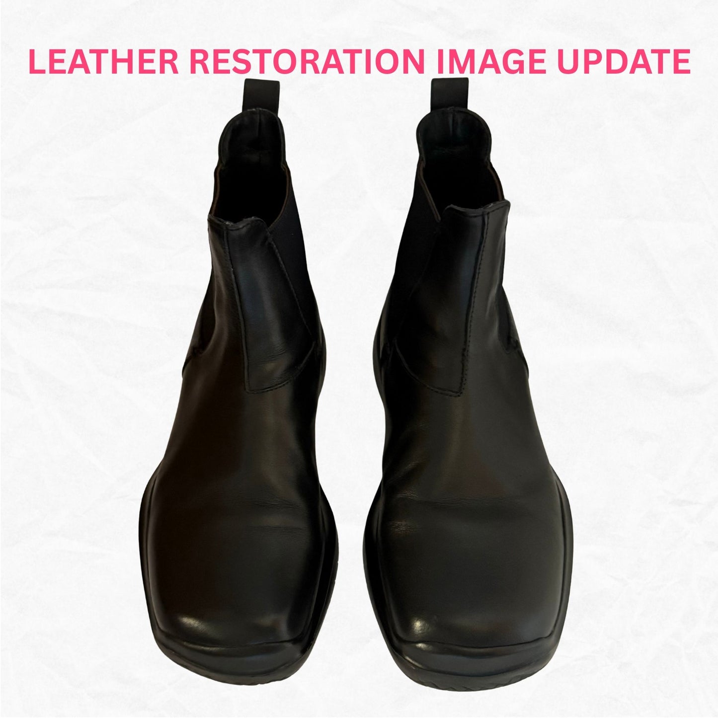 Vtg A/W1999 PRADA Vibram Leather Boots - Men's US 9.5