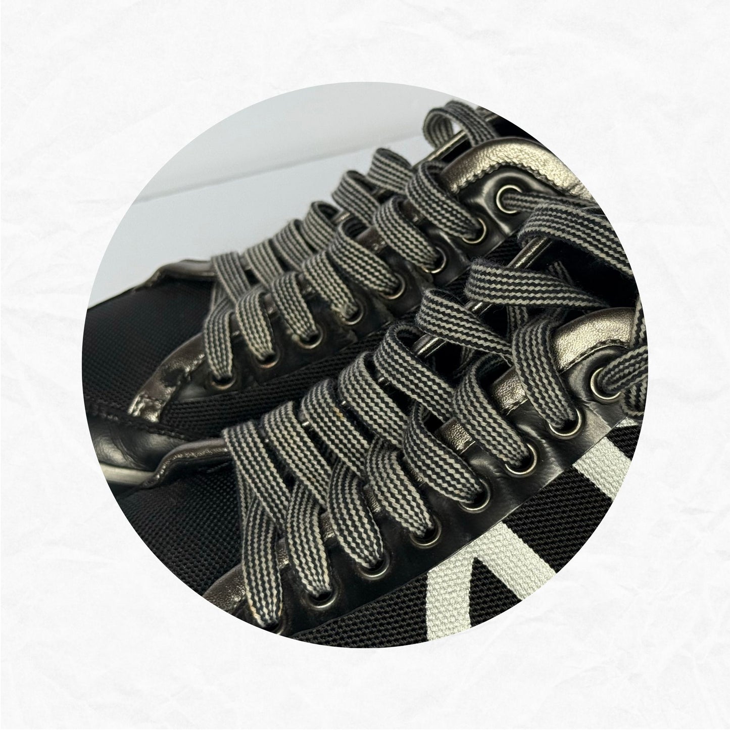 RARE Vtg HUGO BOSS Distressed Sneakers Mens 9