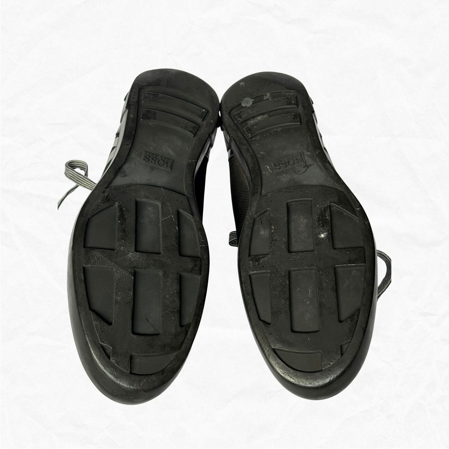 RARE Vtg HUGO BOSS Distressed Sneakers Mens 9