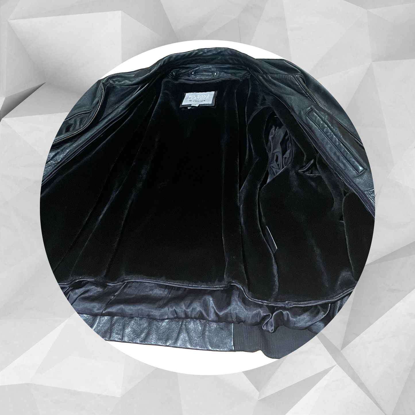 Vtg. Wilson's M. JULIAN Leather Bomber Jacket