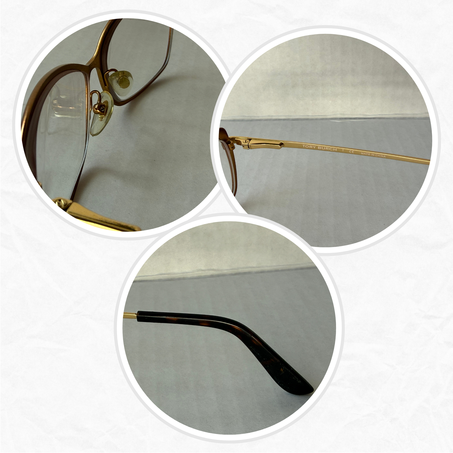 Auth. Tory Burch TY 1035 484 Bronze Eyeglass Frames