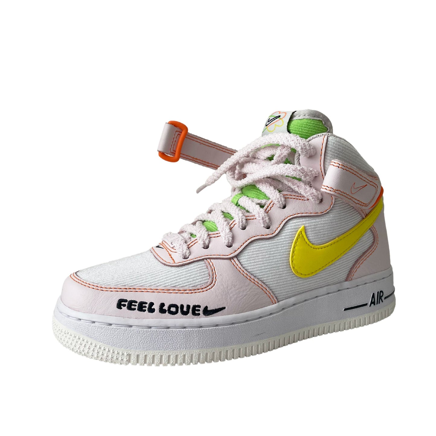 NIB Wmns NIKE AIR FORCE 1 '07 MID  "Feel Love" Sneakers